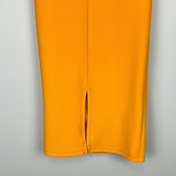 Petal and Pup Womens Whitehaven Orange Strapless Dress Midi Bodycon size 2 - Picture 9 of 14
